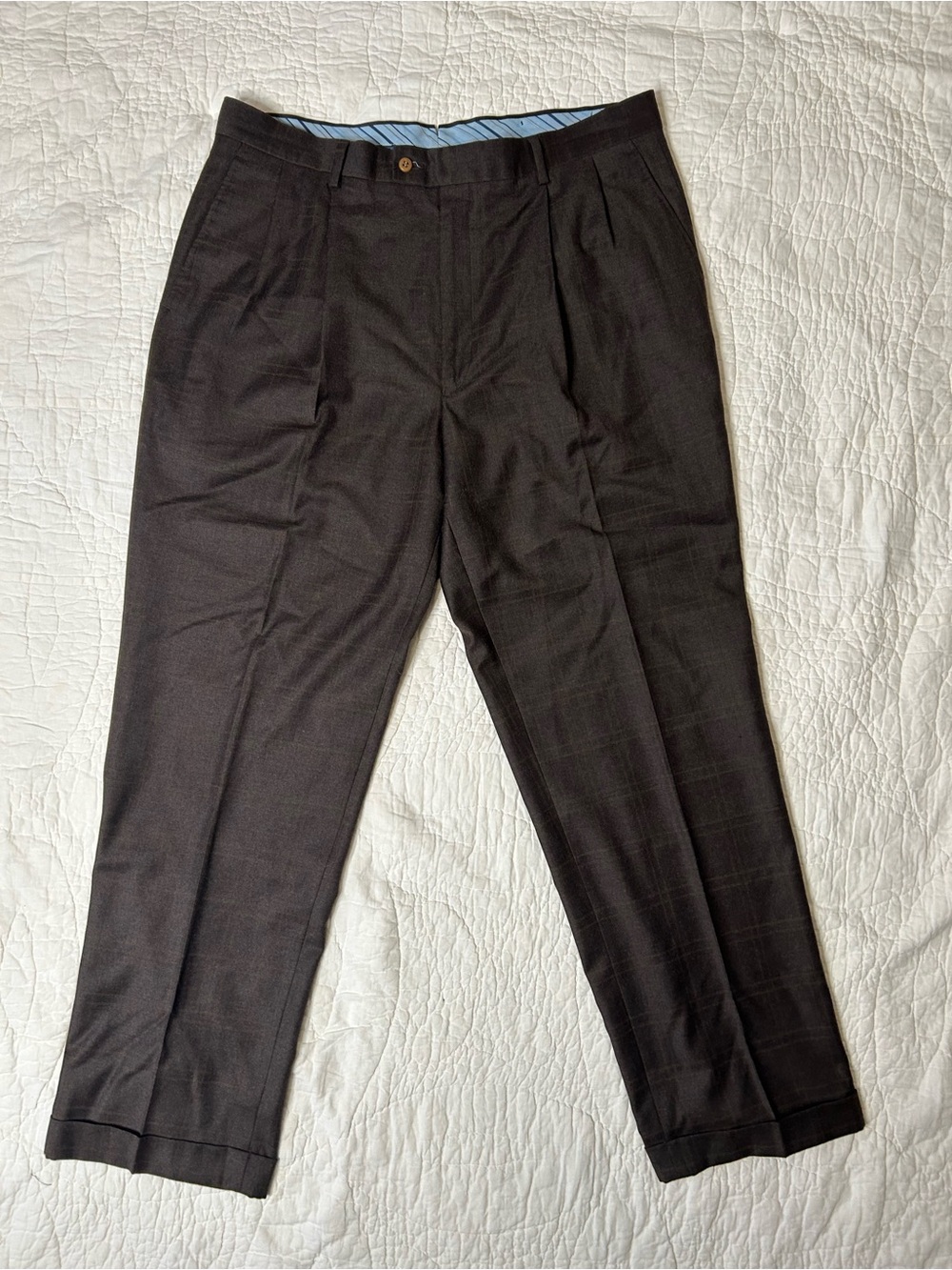 Men's Classic Louis Raphael brown Dress Pants